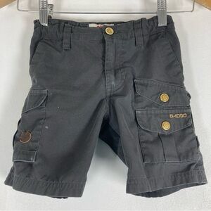 FjallRaven Kids Vidda Shorts Cargo Gray G1000 Size 5 /6y